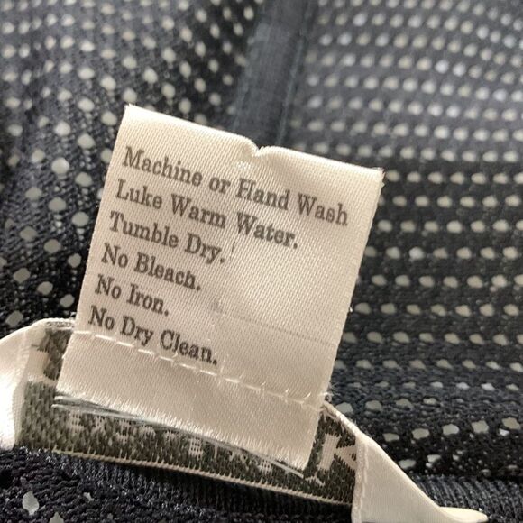 MISOOK Mesh Zip Up Hooded Jacket Tabbed Sleeves Side Vent Shoulder Pads women M - Picture 6 of 15